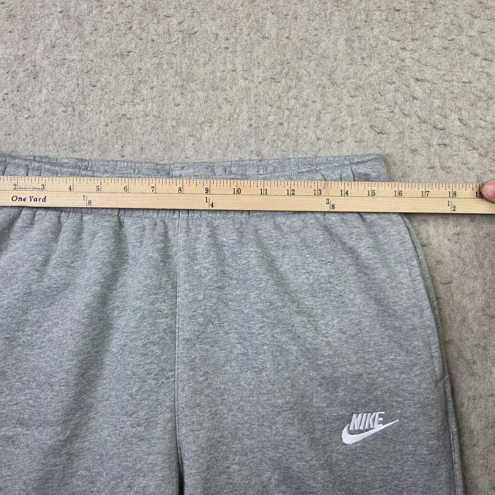 Nike Mens Sportswear Club Fleece Joggers Gray BV2707-063 Size Large